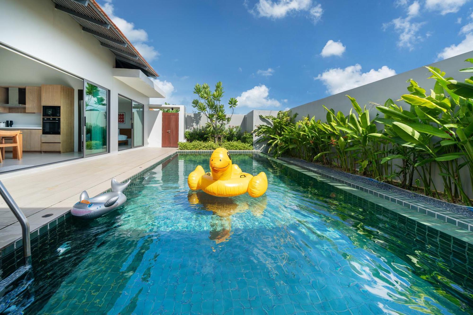 宽敞舒适 邦涛海滩laguna附近 四卧室私人泳池别墅 V07 Pousada Phuket